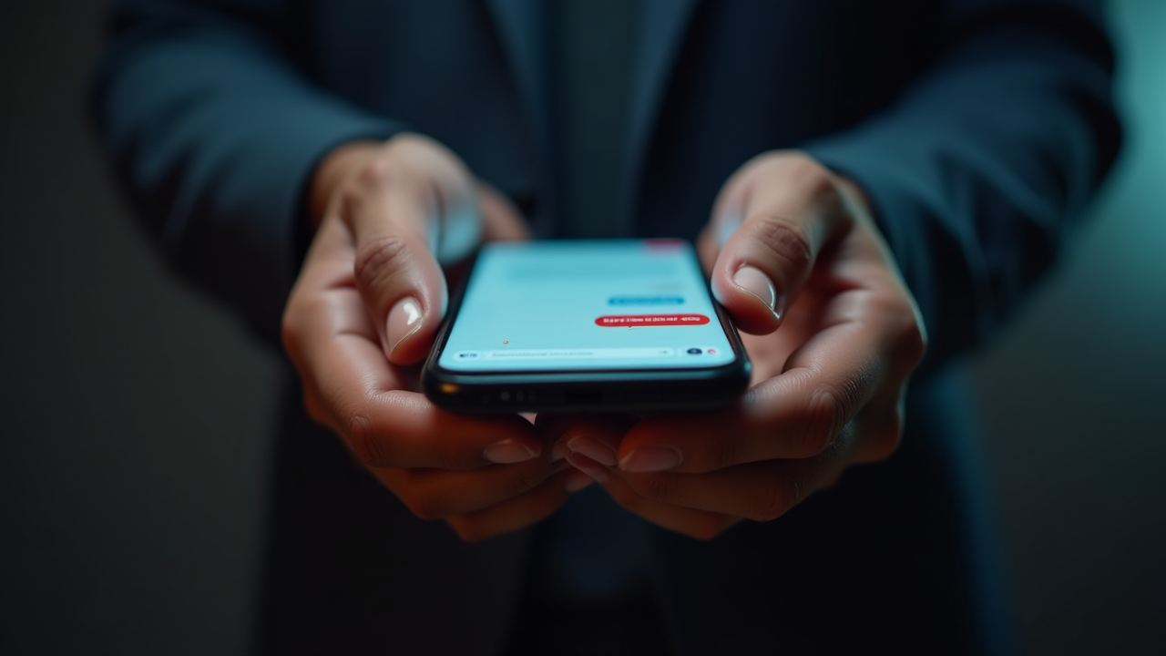 Ejemplo de mensaje de phishing